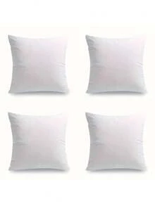 2/4/6pcs Soft Classic Style Lightweight Machine-Washable Luxurious Throw Pillow Covers Set,Solid Smooth Contemporary Hidden Zipper Closure High-Grade Pillowcases For Sofa Living Room Bedroom Decorative Cushions,Christmas Gifts,4 Sizes,(No Pillow Core)