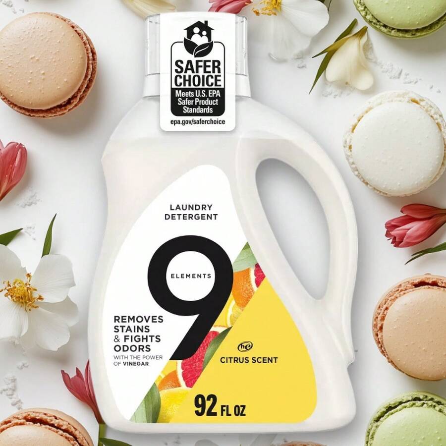 9 Elements Citrus Scent Liquid Laundry Detergent - 92 Fl Oz - 1 - View 1
