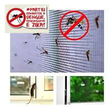 Tela Mosquiteiro Anti-inseto Mosquito Janela Com Autocolante - Branco - Visão 5