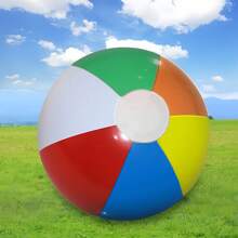 6 Stück/10 Stück aufblasbare Strandballons, bunte PVC Werbe- und Promotionspielzeuge für Pool und Strand