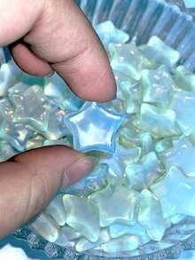 QYDCX 1/5/10pcs Star-Shaped Agate Crystal, Polished Healing Crystals, Replenish Sacred Meditation Energy, Balance Aura, Valentine's Day Crystal Gift, Suitable For Men And Women - Star - View 4