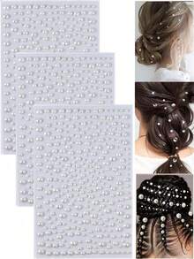 1/3 ورقة ملصقات الراين ال- 3D اللامعة، 165 قطعة ملصقات راين شفافة لاصقة ذاتيًا، إكسسوارات شعر DIY موضة Y2K، مناسبة لمهرجانات الموسيقى وحفلات التنكر والحفلات وتصفيف الشعر وشاطئ الصيف والوصيفات وحفلات الزفاف وعيد الأم وعيد الحب (4 أحجام: 0.12 بوصة / 0.16 بوصة / 0.2 بوصة / 0.24 بوصة)، لصالون الحلاقة والجمال والسفر الأساسي، منتجات الشعر، رعاية الشعر، إكسسوارات الشعر، طقم أدوات تصفيف الشعر - أحجار الراين متعددة الألوان - مشاهدة 3
