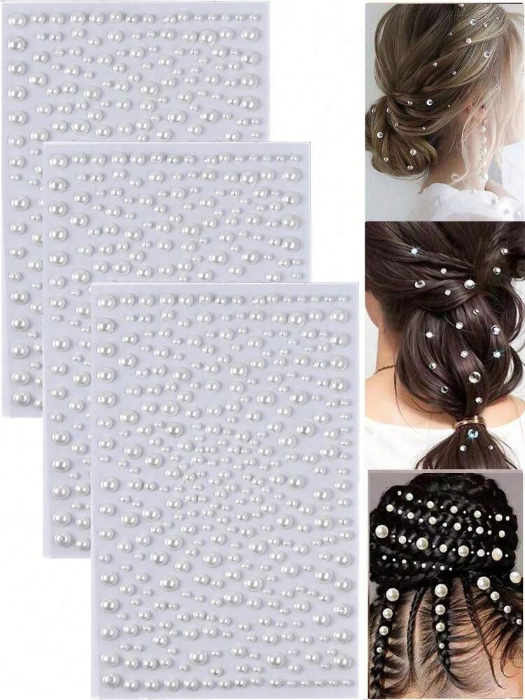 1/3 ورقة ملصقات الراين ال- 3D اللامعة، 165 قطعة ملصقات راين شفافة لاصقة ذاتيًا، إكسسوارات شعر DIY موضة Y2K، مناسبة لمهرجانات الموسيقى وحفلات التنكر والحفلات وتصفيف الشعر وشاطئ الصيف والوصيفات وحفلات الزفاف وعيد الأم وعيد الحب (4 أحجام: 0.12 بوصة / 0.16 بوصة / 0.2 بوصة / 0.24 بوصة)، لصالون الحلاقة والجمال والسفر الأساسي، منتجات الشعر، رعاية الشعر، إكسسوارات الشعر، طقم أدوات تصفيف الشعر - أحجار الراين متعددة الألوان - مشاهدة 3
