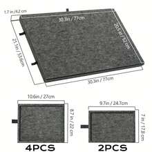 1 X 1000-Piece Puzzle Board With Drawers, Large Felt Puzzle Table, Portable Puzzle Board With 6 Drawers For Classification And Storage, Suitable For Family Puzzle Games. (Puzzle Not Included) - 彩色 - 查看 2