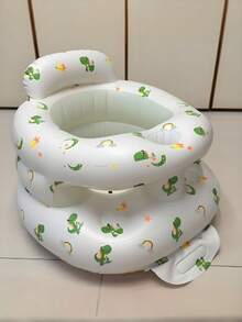 1pc/Set Inflatable Baby Learning Chair/Infant Seat/Baby Mat, Suitable For Babies 3 Months And Above, Essential For Summer/Vacation/Travel, Manual Inflation No Pump Needed. The Image Is For Reference Only, Please Confirm The Size Fits Your Baby. - Multicolor - View 11