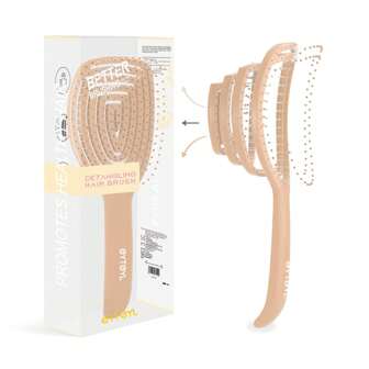 1pc Spiral Detangling Hair Brush, Women's Long Hair Massage Comb With Hollowed-Out Design For Home Use,Hair Brush,Comb,Hair Tools,Hair Products And Accessories For Barber Salon Beauty Travel Essentials