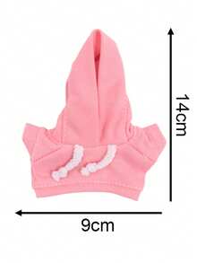 Macaron Color Hoodie Suitable For 17cm Blind Box Figurine Pendant Doll Outfit, Match (Doll Not Included) - Multicolor - View 12