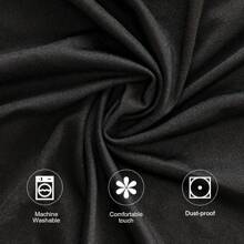 1 pieza Cubierta de mesa de cóctel de poliéster elástica, adecuada para decoración de mesa de bar redonda, mantel ajustable de 4 vías para eventos de boda y fiesta