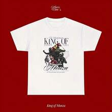 Camisa Rey De Monza De Apéro Lane  Charles Leclerc220G Pure Cotton T-Shirt - A Gift For That Special Meone, Enjoy The Summer Sunshine And Warmth, The Perfect Birthday, Vaine's Day, Or Day Gifttops For Wo, Clothes Wo,Vintage,Vintage Clothes Wo,Cotton,Summer Clothes Wo,Summer Tops Wo, Mujer, For Wo,Cute,Goth,Inawly,Red White And Blue,Camia,Ry,Ing,Graphics Woman T Shirts,Retro,Embroidered,Casual,Tops,Graphic S,Graphic S Wo,Musera,Beach,S - White - View 1