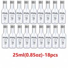 5/20/60/100PCS Mini Liquor Bottles – Versatile & Portable Plastic Containers With Airtight Seal For Spirits, Juices & Sauces – Leak-Proof, Shatterproof Plastic Mini Bottles With Airtight Latch Caps: 0.85oz/1.7oz/3.3oz/5oz Reusable Hand Washable Containers For Food Contact, Party & Wedding Favors Thanksgiving, Halloween, And Christmas Are Applicable