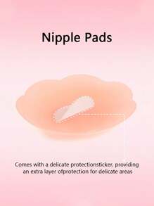 1/3/5/8/10 Pairs Matte Box Set Sable Seamless Silicone Nipple Covers -Invisible, Self-Adhesive.Anti-Convex Breast Patches For Women -Comfortable, Breathable, AndEasy To Clean Bra Accessories