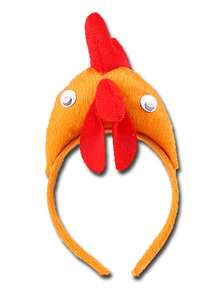 派对用品 服装化妆舞会装饰 - 公鸡头箍、小鸡头饰（万圣节适用）、万圣节配饰、女士发箍、发饰、发圈、可爱发饰、万圣节服装节日必备头饰 - 彩色 - 查看 22