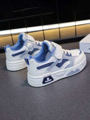 1 Coppia di sneaker casual per bambini, primavera/autunno 2025, mocassini per bambini, nuove scarpe bianche basse per ragazze, scarpe sportive a suola morbida e versatili