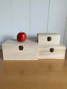 1 Peça Caixa de Memória Personalizada de Madeira Personalizável, Organizador de Armazenamento de Documentos/Fotos, Presente de Aniversário/Casamento/Aniversário de Casal/Aventura/Viagem