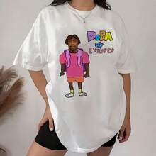 New Rare DORA THE, CREATOR TYLER Gift For Fans Uni S-234XL T-Shirt AN599 Clog Fashion220G Pure Cotton Comfort T-Shirt - Breathable And Ft, I For Hot Summer Days, A Perfect Gift For Loved Ones, , And Family Tops For Wo Vintagetops For Wo, Clothes Wo,Vintage,Vintage Clothes Wo,Cotton,Summer Clothes Wo,Summer Tops Wo, Mujer, For Wo,Cute,Goth,Inawly,Red White And Blue,Camia,Ry,Ing,Graphics Woman T Shirts,Retro,Embroidered,Casual,Tops,Graphic S,Graphic S Wo,Musera,Beach,S - White - View 1