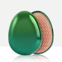 1pc Customized Multi-Color Starry Sky Egg Shape Plastic Massage Hair Comb, Anti-Tangle Smooth Hair Brush - Multicolor - View 14