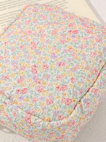 1 件全印花小方包绗缝设计化妆包，时尚休闲时尚便携式化妆包，多功能，大容量大储物袋，可装钱包、口红、卫生巾、袋垫、硬币、钥匙、耳机、Air Pods、有线耳机、电缆、充电器、适配器、耳机和其他配件，可爱的洗漱用品收纳袋，旅行收纳袋，适合女士、糖果、护士、女学生、学生、礼物。化妆旅行洗漱用品整理器必需品礼品收纳拉链配件指甲包、房间装饰、包、化妆包、梳妆台、旅行、化妆包、旅行必需品、整理器、收纳、旅行必需品、化妆品整理器、化妆包、化妆品整理器、整理器、洗漱包、桌面整理器、化妆包、化妆袋、化妆品整理、梳妆台配件、化妆袋、化妆包 - 彩色 - 查看 5