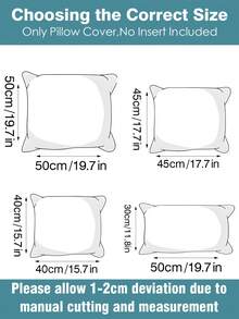 2/4/6pcs Soft Classic Style Lightweight Machine-Washable Luxurious Throw Pillow Covers Set,Solid Smooth Contemporary Hidden Zipper Closure High-Grade Pillowcases For Sofa Living Room Bedroom Decorative Cushions,Christmas Gifts,4 Sizes,(No Pillow Core)