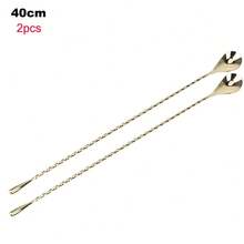 40cm dorado 2 piezas