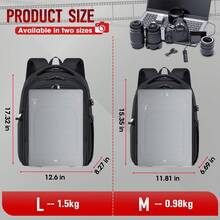 NEWHEY Mochila para cámara, bolso para cámara para DSLR/SLR/Mirrorless, para portátil de 14/15.6 pulgadas, mochila para fotógrafos con anti-robo, con cubierta para la lluvia y soporte para trípode - Multicolor - Ver 10