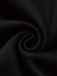 Hanorac cu glugă pentru bărbați, croială slim fit, ușor elastic, cu mânecă lungă, negru, pulover, casual, de zi cu zi