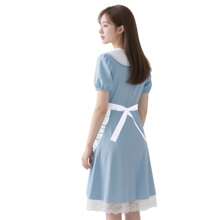 1pc/3pcs Vintage Maid Apron, Adjustable Kitchen Cooking Apron Suitable For Women And Girls
