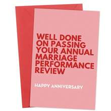 1PC Funny & Unique Text Greeting Card For Love, Anniversary, Anniversary Day Gift For Partner, Suitable For Gifts To Partners ( Included Envelope )