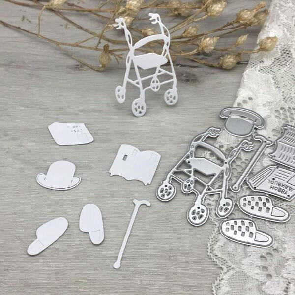 Metal Cutting Dies Set, Decorative Craft Die Cuts Paper Punch Templates
