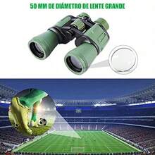 Prismáticos Binoculares 12x 50Cheelom HD Prismaticos Profesionales Largo Alcance Resistentes Antideslizantes y Repelentes al Agua para Observación de Aves Senderismo Camping y Evento Deportivo - como en la foto - Ver 2