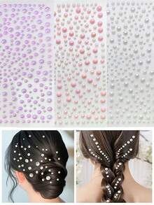 1/3 ورقة ملصقات الراين ال- 3D اللامعة، 165 قطعة ملصقات راين شفافة لاصقة ذاتيًا، إكسسوارات شعر DIY موضة Y2K، مناسبة لمهرجانات الموسيقى وحفلات التنكر والحفلات وتصفيف الشعر وشاطئ الصيف والوصيفات وحفلات الزفاف وعيد الأم وعيد الحب (4 أحجام: 0.12 بوصة / 0.16 بوصة / 0.2 بوصة / 0.24 بوصة)، لصالون الحلاقة والجمال والسفر الأساسي، منتجات الشعر، رعاية الشعر، إكسسوارات الشعر، طقم أدوات تصفيف الشعر - أحجار الراين متعددة الألوان - مشاهدة 11