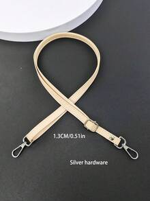 Adjustable Leather Strap For Bag, Multi-Size DIY Replacement Crossbody Strap, Handbag Accessories Shoulder Strap, Full Grain Microfiber Leather, Black/Gold/Silver Hardware - Apricot - View 18