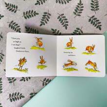 Pappbilderbuch "Wie sehr ich dich liebe", ein Muss für Kinder Erleuchtungs Bilderbuch, fördert Lesefertigkeiten und Lernen - lebendige Cartoons, grundlegender Wortschatz