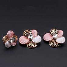 Middle East 1 Set Of 5 Retro Hollow Golden Zinc Alloy Jewelry Set Necklace Earrings Ring Bracelet For Ball And Daily Wear