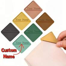 1PC Customized Leather Bookmark, Personalized Colorful Book Corner Mark, Gift For Reader Book Lover Students, Graduation Back-To-School Birthday Gift School Supplies, Back To School