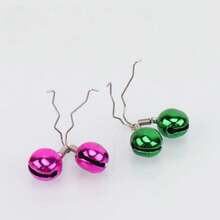 2PCS High Sensitivity, Multi-Color Optional Card Type Bell, Anti Throwing Fishing Bell For Fishing Poles, Fish Warning Device On Fish - A - View 2