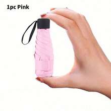 6-Rib Mini Manual Folding Umbrella, High Quality And Sunproof Pocket Umbrella, Compact Lightweight For Easy Carrying, Suitable For Couples Traveling, Business Receptions, Daily Outings - Multicolor - View 25