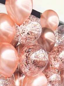 20 Peças Conjunto de Balões Vermelhos de Metal de 12 Polegadas