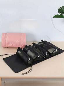 Four-In-One Cosmetic Bag, Cosmetic Storage Bag, Portable Toiletry Bag, Detachable Four-In-One Cosmetic Bag, Multi-Functional Lightweight Travel Women's Folding Travel Cosmetics Storage Toiletry Bag, Multi-Functional Folding Net Bag Toiletry Bag Portable Hanging Travel Storage Bag, Multi-Functional Folding Net Bag Toiletry Bag Portable Hanging Travel Storage Bag