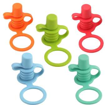 1Pieces Silicone Water Bottle Spout, No Spill Kids Baby Water Bottle Adapter For Toddlers And Adult Protects Kids Mouth