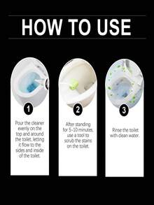 jakehoe Toilet Cleaner - Home Toilet Fragrant Stain Cleaning Cleaner, Effectively Dissolves All Stains, Suitable For All Toilet Materials - Multicolor - View 5