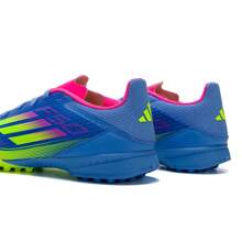 Adidas F50 LEAGUE TF J Soccer Shoes, TF Studs, Cushioning, Boys, Suitable For Artificial Grass, Match And Training, IE3754