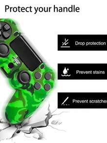 1 件兼容 迷彩手柄软硅胶保护套防汗防滑 - 彩色 - 查看 4