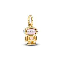 1 peça de pulseira original com pingente de contas, coleção de cores douradas, maçã, batatas fritas, abelha, flor, folhas, asas de amor, laço, estrela e pingente de contas rosa para pulseiras, joias femininas faça você mesmo