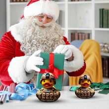 Armed Duck,Memorial Duck,Military Duck Resin Figurine,Uniform Armed Forces Resin Duck,Unique Military Rubber Duck Desktop Ornament Day Gifts,Hand-Painted Duck Toy - D - 查看 5