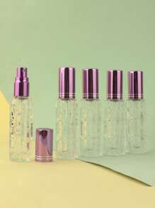 3pcs/5pcs/10pcs/20pcs 10ml Refillable Bitter Melon Shaped Perfume/Cosmetic Water Spray Bottles, Portable Sample Size, Empty Liquid Container