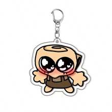 1 件趣味笑话亚克力钥匙扣，可爱迷人的亚克力钥匙扣，简约时尚配饰学校字母卡通汽车配件哥特 Y2k - 多色2 - 查看 3