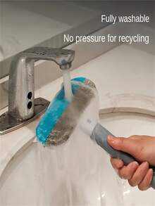 1pc Long Handle Pet Hair Remover Brush: Durable Nylon Material, Suitable For Dogs - Great For Grooming And Cleaning