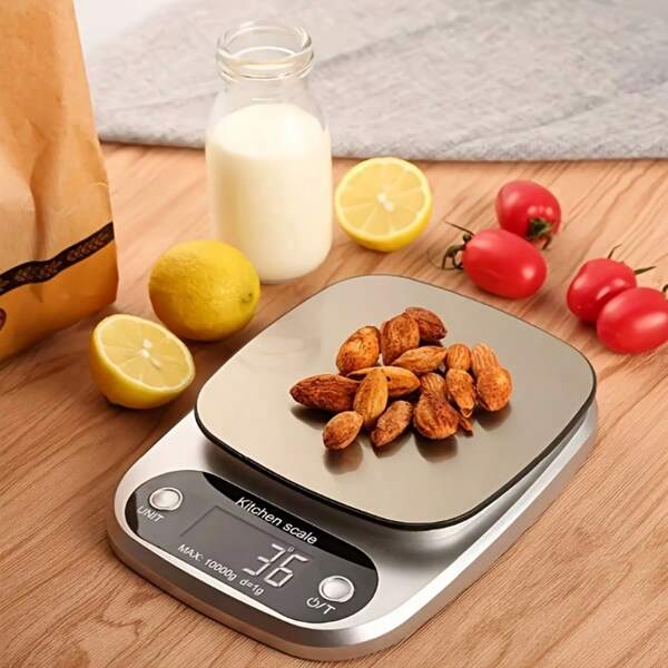 High Precision Kitchen Digital Scale, 22.05 Lbs/1g Stainless Steel Scale With LCD Display, Electronic Cooking Scale For Home And Kitchen, Christmas Gift
