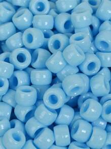 100pcs/Pack Cute Multicolor Messy Braid Beads For Girls, Hip-Hop Streetwear Style, Suitable For Graduation Ceremony