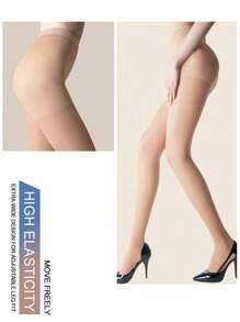 Women's Stretchy 20-30 MmHg Mid Compression Pantyhose Breathable & Soft High Waist Sexy Tight Stocking